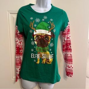 Pug Tacky Christmas Top